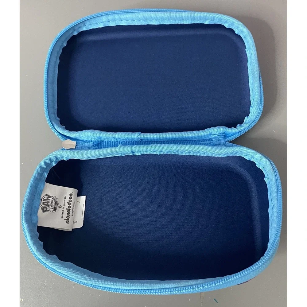 Nickelodeon Paw Patrol Movie Kids Zipper Blue Pencil Case, Ages 3+ NEW 8x4.5x2.5